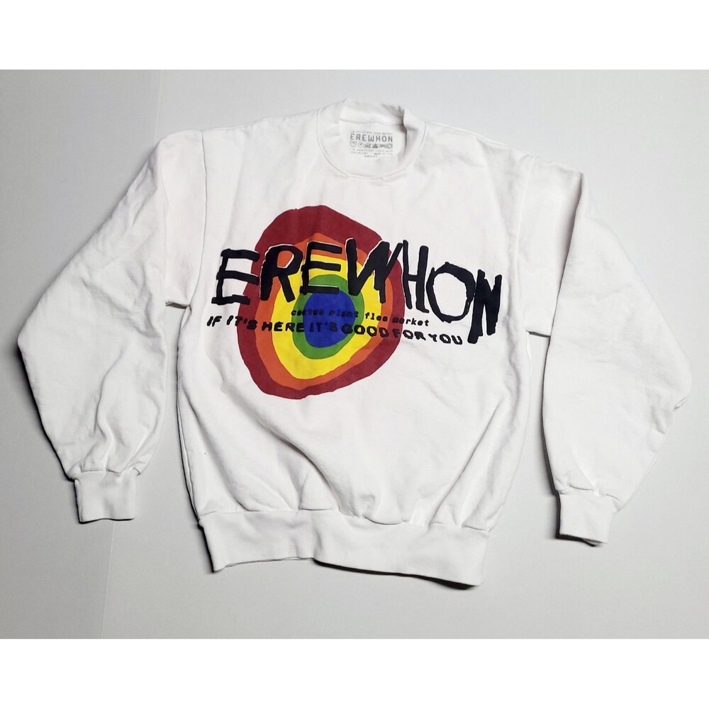 Cactus Plant Flea Market x Erewhon Crew Sweater Sweatshirt UNISEX SMALL CPFM